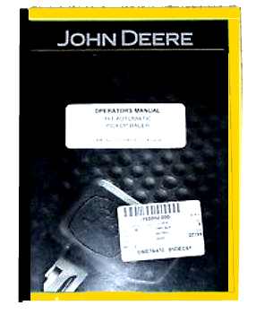 Operators Manual for John Deere Model 348